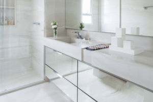 Custom Cabinets for Small Bathrooms with Glass Doors: Design Trends