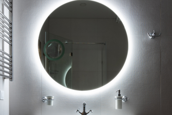 Custom Cabinets with Internal Lighting: A Smart Solution for Small Bathrooms